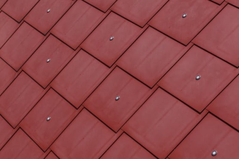 Maroon Roofing Tiles